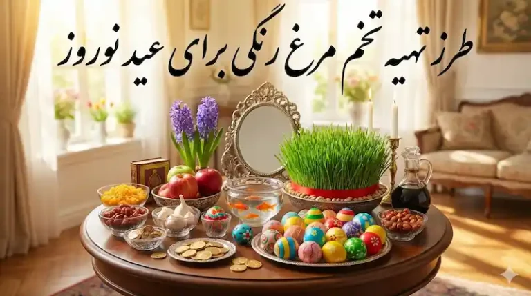 طرز تهیه تخم مرغ رنگی برای عید نوروز